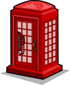 Telephone booth PNG-43091